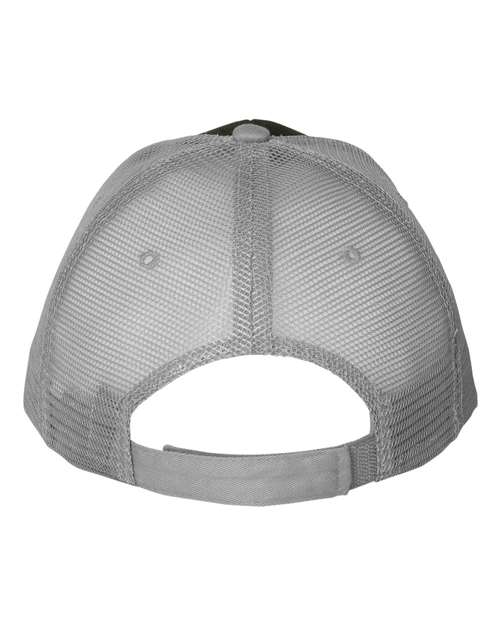 Valucap S102 Sandwich Trucker Cap #color_Black/ Grey