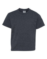 Jerzees 29B Youth DRI-POWER ACTIVE T-Shirt #color_VINTAGE HTH NAVY