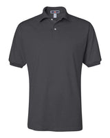 Jerzees 437 Adult SpotShield Jersey Polo #color_CHARCOAL GREY