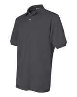 Jerzees 437 Adult SpotShield Jersey Polo #color_CHARCOAL GREY