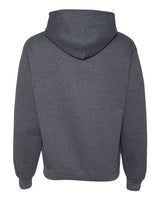 Jerzees 4997 Adult Super Sweats NuBlend Fleece Pullover Hooded Sweatshirt #color_BLACK HEATHER