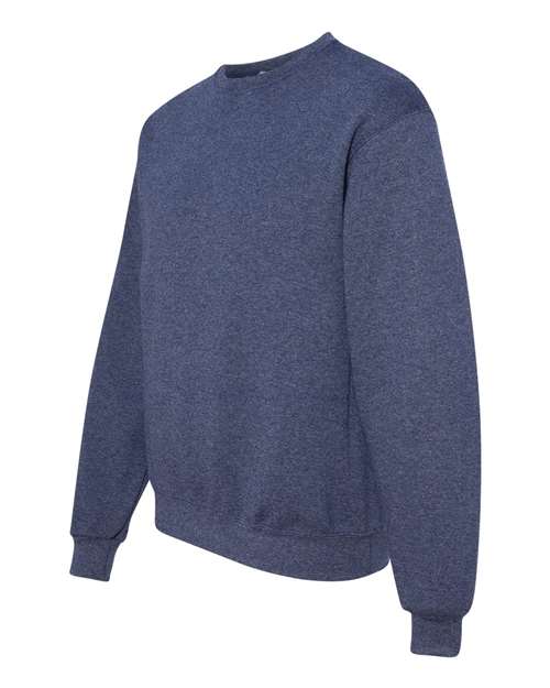 Jerzees 562 Adult NuBlend FleeceCrew #color_VINTAGE HTH NAVY