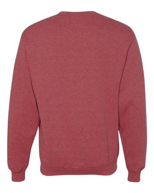 Jerzees 562 Adult NuBlend FleeceCrew #color_VINTAGE HTH RED