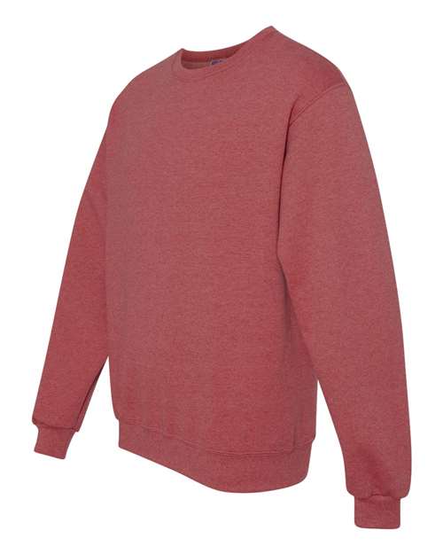 Jerzees 562 Adult NuBlend FleeceCrew #color_VINTAGE HTH RED