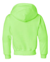 Jerzees 996Y Youth NuBlend Fleece Pullover Hooded Sweatshirt #color_NEON GREEN