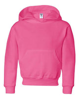 Jerzees 996Y Youth NuBlend Fleece Pullover Hooded Sweatshirt #color_NEON PINK