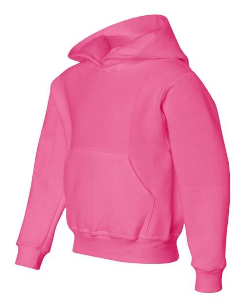 Jerzees 996Y Youth NuBlend Fleece Pullover Hooded Sweatshirt #color_NEON PINK