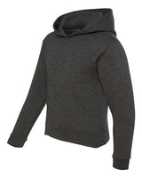 Jerzees 996Y Youth NuBlend Fleece Pullover Hooded Sweatshirt #color_BLACK HEATHER