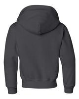 Jerzees 996Y Youth NuBlend Fleece Pullover Hooded Sweatshirt #color_CHARCOAL GREY