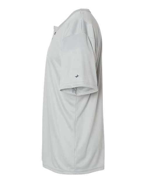 Alleson Athletic 7930 B-Core Placket Jersey #color_Silver