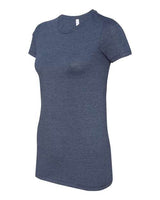 Bella + Canvas 6004 Ladies' Slim Fit T-Shirt #color_HEATHER NAVY