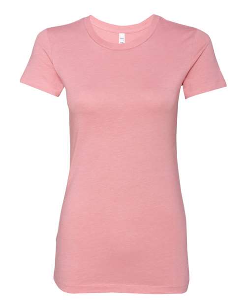Bella + Canvas 6004 Ladies' Slim Fit T-Shirt #color_HEATHER PINK