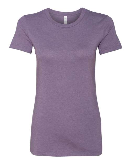 Bella + Canvas 6004 Ladies' Slim Fit T-Shirt #color_HEATHER PURPLE