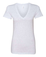 Bella + Canvas B6035 Ladies' Jersey Short-Sleeve Deep V-Neck T-Shirt #color_ASH