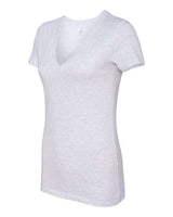 Bella + Canvas B6035 Ladies' Jersey Short-Sleeve Deep V-Neck T-Shirt #color_ASH