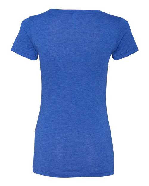 Bella + Canvas B8413 Ladies' Triblend Short-Sleeve T-Shirt #color_TRUE ROYAL TRBLN