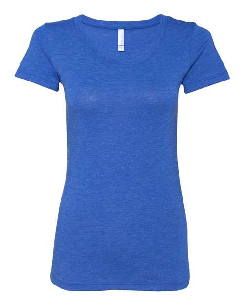 Bella + Canvas B8413 Ladies' Triblend Short-Sleeve T-Shirt #color_TRUE ROYAL TRBLN