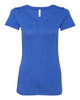 Bella + Canvas B8413 Ladies' Triblend Short-Sleeve T-Shirt #color_TRUE ROYAL TRBLN