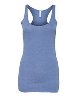 Bella + Canvas 8430 Ladies' Triblend Racerback Tank #color_BLUE TRIBLEND