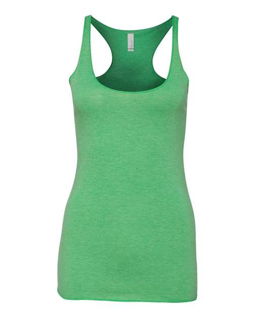 Bella + Canvas 8430 Ladies' Triblend Racerback Tank #color_GREEN TRIBLEND