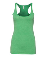 Bella + Canvas 8430 Ladies' Triblend Racerback Tank #color_GREEN TRIBLEND