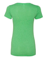 Bella + Canvas 8435 Ladies' Triblend Short-Sleeve Deep V-Neck T-Shirt #color_GREEN TRIBLEND
