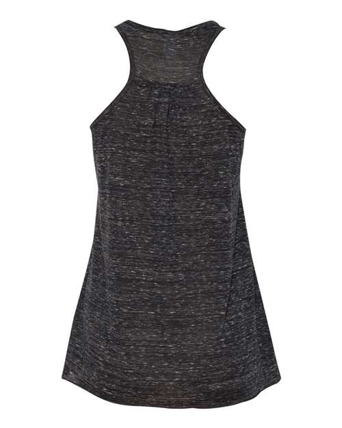 Bella + Canvas B8800 Ladies' Flowy Racerback Tank #color_BLACK MARBLE
