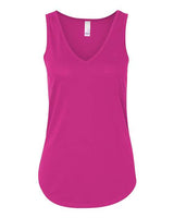 Bella + Canvas B8805 Ladies' Flowy V-Neck Tank #color_BERRY