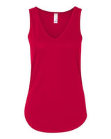 Bella + Canvas B8805 Ladies' Flowy V-Neck Tank #color_RED