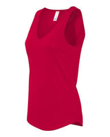 Bella + Canvas B8805 Ladies' Flowy V-Neck Tank #color_RED