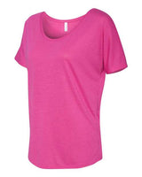 Bella + Canvas 8816 Ladies' Slouchy Scoop-Neck T-Shirt #color_BERRY