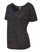 Bella + Canvas 8816 Ladies' Slouchy Scoop-Neck T-Shirt #color_BLACK MARBLE