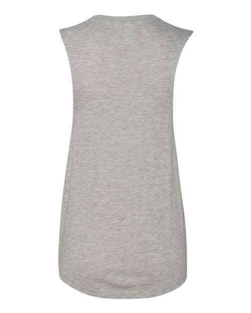 Bella + Canvas B8803 Ladies' Flowy Scoop Muscle Tank #color_ATHLETIC HEATHER