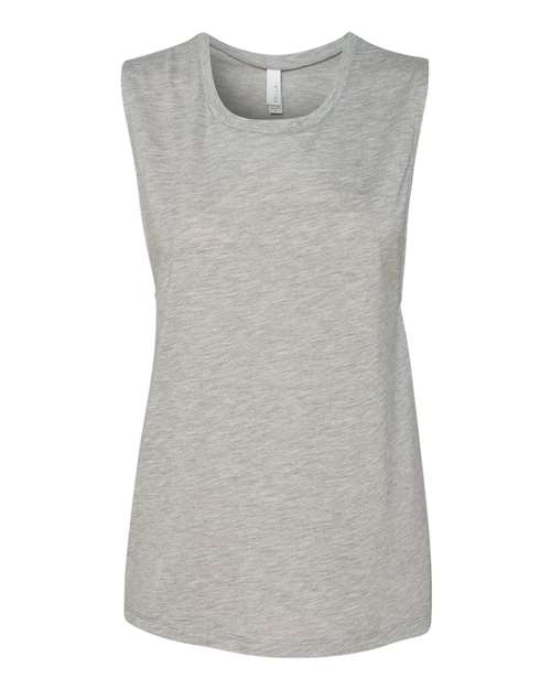 Bella + Canvas B8803 Ladies' Flowy Scoop Muscle Tank #color_ATHLETIC HEATHER