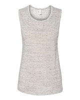 Bella + Canvas B8803 Ladies' Flowy Scoop Muscle Tank #color_WHITE MARBLE