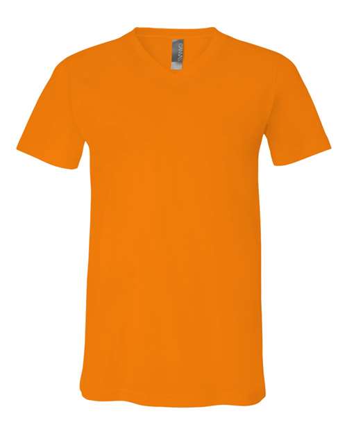 Bella + Canvas 3005 Unisex Jersey Short-Sleeve V-Neck T-Shirt #color_ORANGE