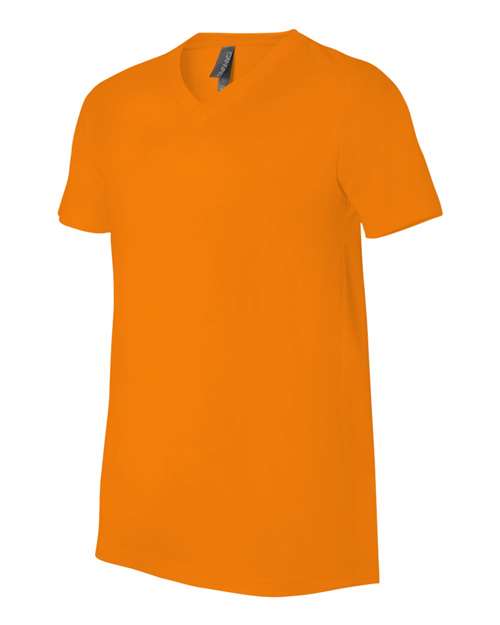Bella + Canvas 3005 Unisex Jersey Short-Sleeve V-Neck T-Shirt #color_ORANGE