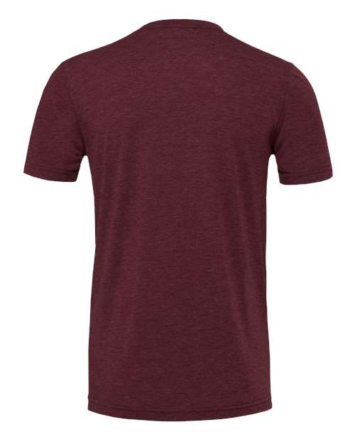 Bella + Canvas 3413C Unisex Triblend T-Shirt #color_MAROON TRIBLEND