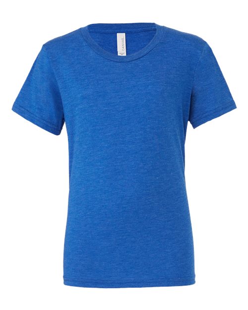 Bella + Canvas 3413C Unisex Triblend T-Shirt #color_TRUE ROYAL TRBLN