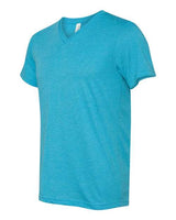 Bella + Canvas 3415C Unisex Triblend V-Neck T-Shirt #color_AQUA TRIBLEND