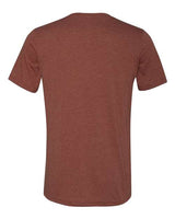 Bella + Canvas 3415C Unisex Triblend V-Neck T-Shirt #color_CLAY TRIBLEND