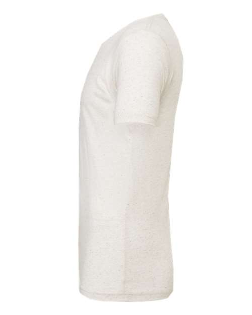 Bella + Canvas 3415C Unisex Triblend V-Neck T-Shirt #color_OATMEAL TRIBLEND