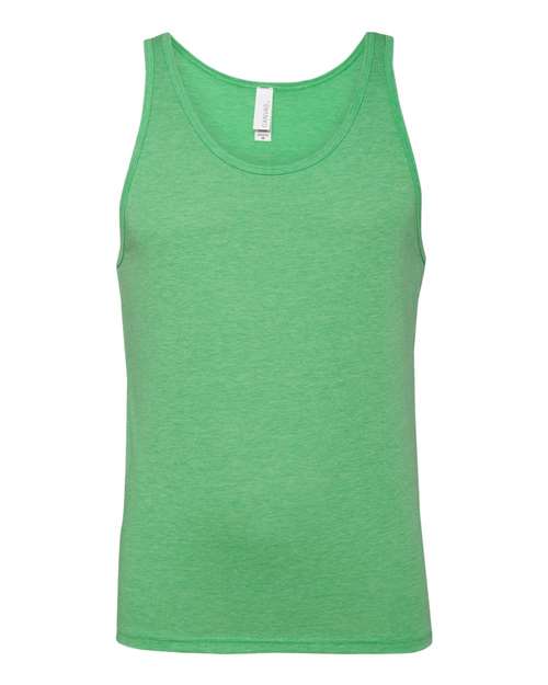 Bella + Canvas 3480 Unisex Jersey Tank #color_GREEN TRIBLEND