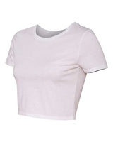 Bella + Canvas 6681 Ladies' Poly-Cotton Crop T-Shirt #color_WHITE