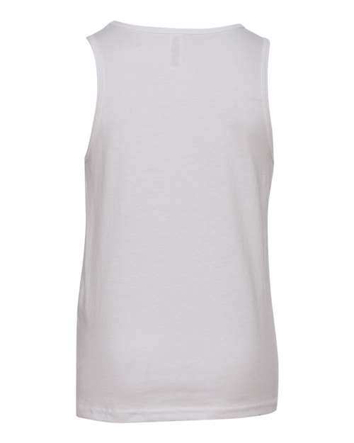 Bella + Canvas 3480Y Youth Jersey Tank #color_WHITE