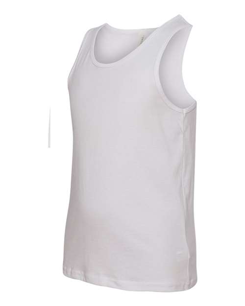 Bella + Canvas 3480Y Youth Jersey Tank #color_WHITE