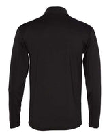 Badger 4280 Lightweight Quarter-Zip Pullover #color_Black