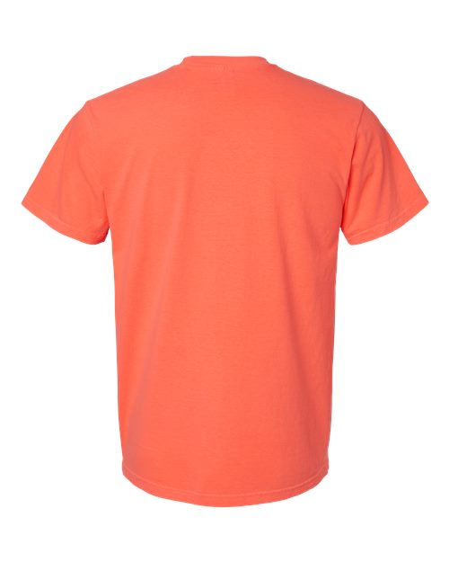 Comfort Colors 6030CC Adult Heavyweight Pocket T-Shirt #color_NEON RED ORANGE
