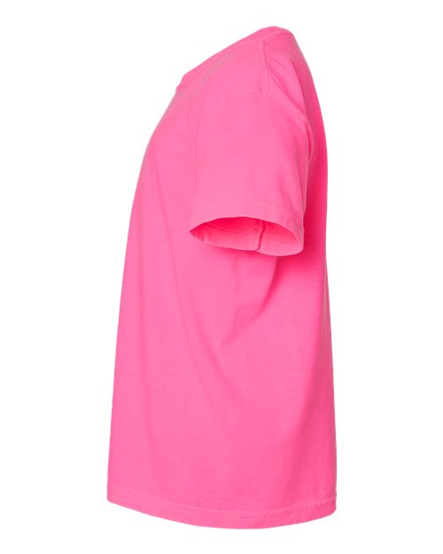 Comfort Colors C9018 Youth Midweight T-Shirt #color_NEON PINK