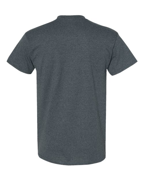Gildan G500 Adult Heavy Cotton 5.3 oz. T-Shirt #color_DARK HEATHER